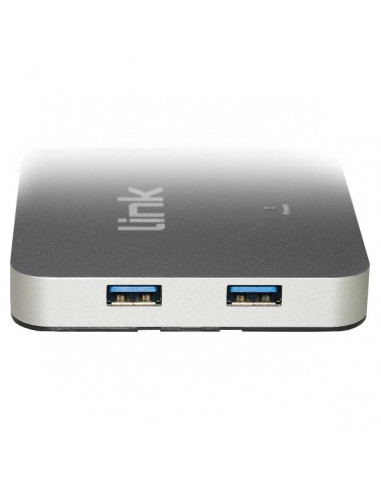 HUB 4 PORTE USB 3.0 CON ALIMENTATOR