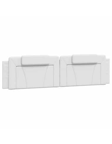 Letto con Materasso Bianco 200x200cm in Similpelle
