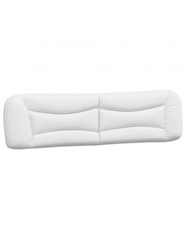 Letto con Materasso Bianco 200x200cm in Similpelle