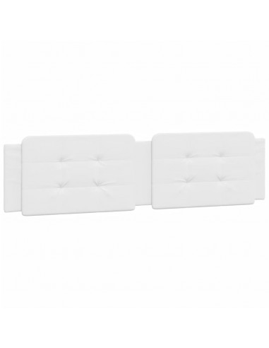 Letto con Materasso Bianco 200x200cm in Similpelle