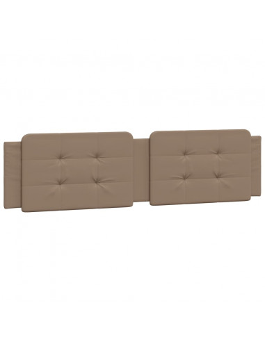 Letto con Materasso Cappuccino 200x200cm Similpelle