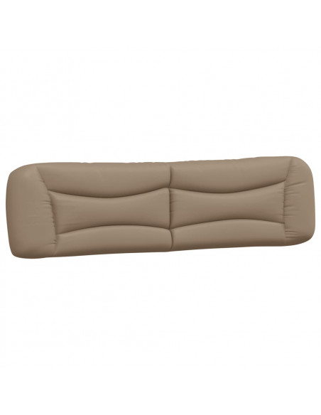 Letto con Materasso Hvar Cappuccino 200x200cm Similpelle
