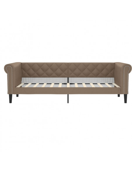 Letto da Giorno Cappuccino 80x200 cm in Similpelle
