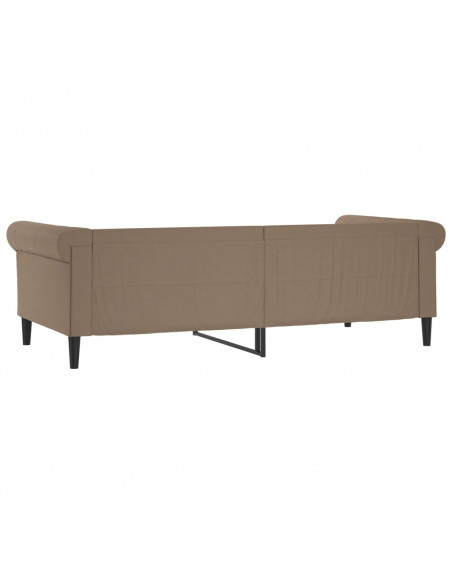 Letto da Giorno Cappuccino 80x200 cm in Similpelle