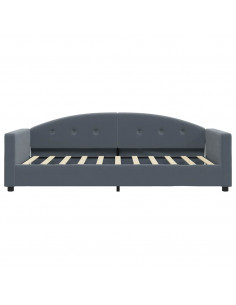 Letto da Giorno Grigio Scuro 90x190 cm in Velluto 2