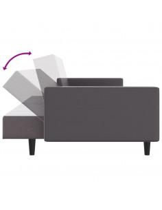 Set di Divani 2 pz Grigio in Similpelle