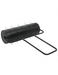 Rullo da Giardino con Aeratore a Morsetti 63 L Ferro e Acciaio