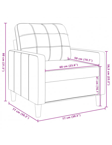 Set di Divani 3 pz con Cuscini e Rinforzi Blu in Velluto