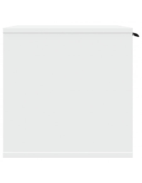 Recinto per Lettiera per Gatti Bianco 80x50x45 cm in Truciolato