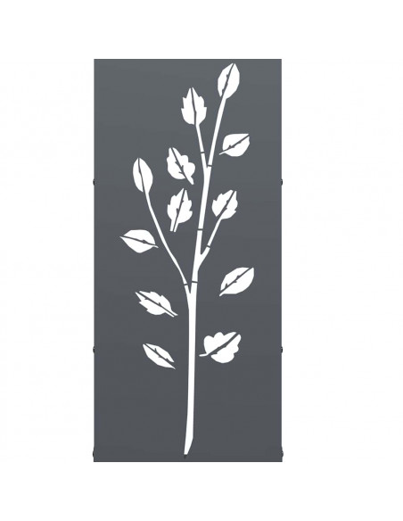 Rastrelliera per Legna da Ardere Antracite 40x30x80 cm