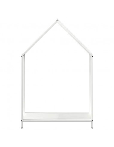 Rastrelliera per Legna da Ardere Bianca 60x25x90 cm