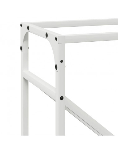 Rastrelliera per Legna da Ardere Bianca 40x25x100 cm