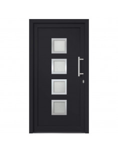 Porta di Ingresso Antracite 108x208 cm 2