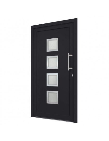 Porta di Ingresso Antracite 108x208 cm