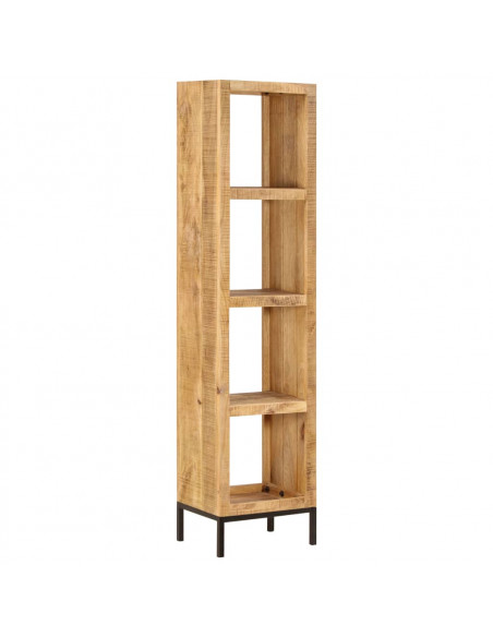 Libreria 40x30x175 cm in Legno Massello di Mango