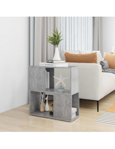 Libreria Grigio Cemento 60x24x63 cm in Truciolato