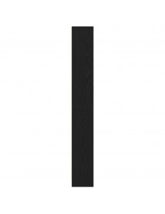 Libreria Rovere Nero 80x24x176 cm in Legno Multistrato