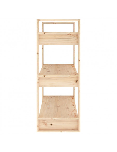 Libreria/Divisorio 80x35x91 cm in Legno Massello di Pino