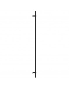 Maniglie per Mobili 10 pz Nere 480 mm in Acciaio Inox