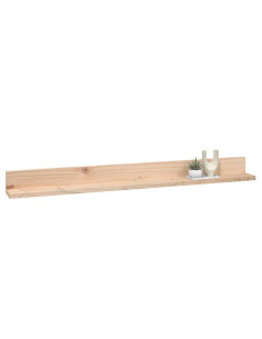 Mensole da Parete 2 pz 110x11x9cm in Legno Massello di Pino