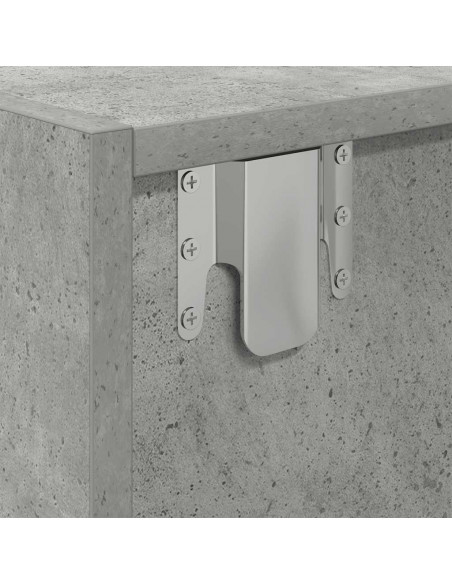 Mobile per TV Grigio Cemento 60x31x25,5 cm Legno Multistrato