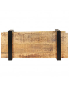 Mobile Porta TV 90x40x40 cm in Legno di Mango Grezzo