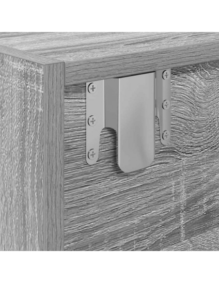 Mobile Porta TV Grigio Sonoma 60x31x25,5 cm Legno Multistrato