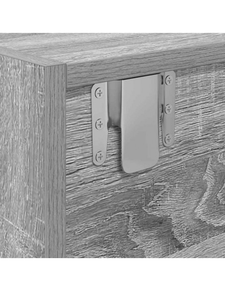 Mobile Porta TV Grigio Sonoma 80x31x25,5 cm Legno Multistrato