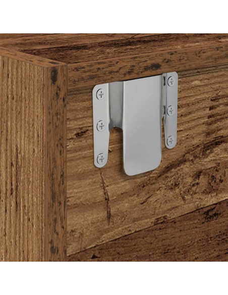 Mobile Porta TV Legno Antico 100x31x25,5 cm Legno Multistrato