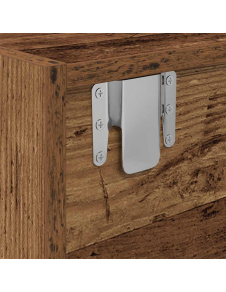 Mobile Porta TV Legno Antico 60x31x25,5 cm Legno Multistrato