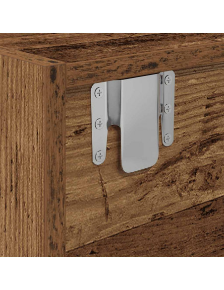 Mobile Porta TV Legno Antico 80x31x25,5 cm Legno Multistrato