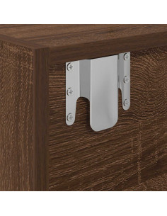 Mobile Porta TV Rovere Marrone 60x31x25,5 cm Legno Multistrato