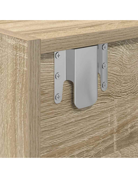 Mobile Porta TV Rovere Sonoma 80x31x25,5 cm Legno Multistrato