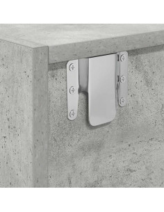 Mobile TV Grigio Cemento 100x31x25,5 cm Legno Multistrato