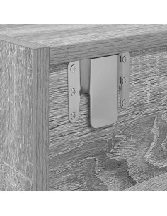 Mobile TV Grigio Sonoma 100x31x25,5 cm in Legno Multistrato