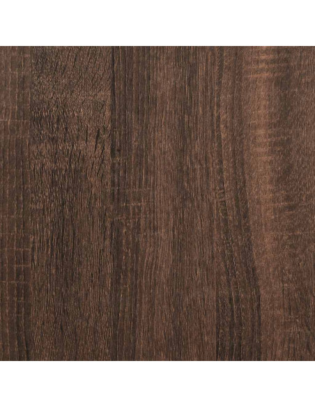 Mobile TV Rovere Marrone 40x35x54 cm in Legno Multistrato