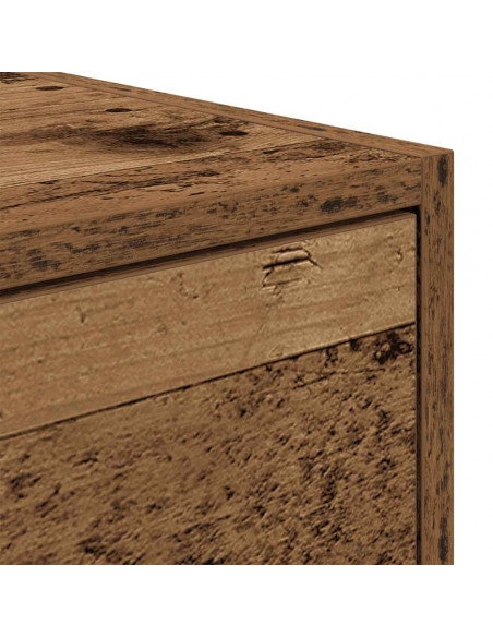 Mobili Porta TV 2 pz Legno Antico 80x31x25,5 cm in Truciolato