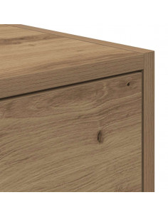 Mobili Porta TV 2 pz Rovere Artigianale 80x31x25,5cm Truciolato