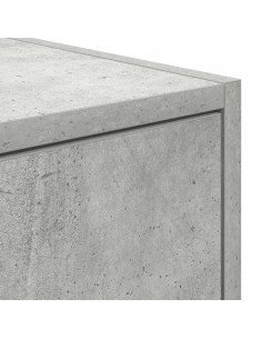 Mobili TV 2 pz Grigio Cemento 100x31x25,5 cm Legno Multistrato