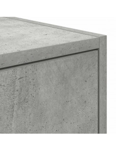 Mobili TV 2 pz Grigio Cemento 60x31x25,5cm in Legno Multistrato