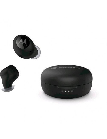 MOTOROLA SOUND MOTO BUDS 150 CUFFIE BLUETOOTH IMPERMEABILI RESISTENTI AD ACQUA E SUDORE TOUCH CONTROLLO VOCALE BLACK
