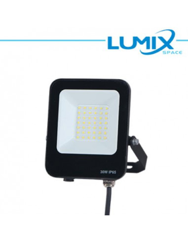 Nero Faretto led da Esterno 30w - IP65 120° 4000K