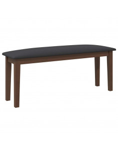 Panca 110 cm Marrone in Legno Massello di Hevea