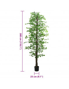 Pianta di Ficus Artificiale 2016 Foglie 300 cm Verde