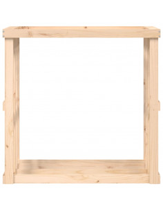 Portaceppi da Esterno 108x52x106 cm Legno Massello Pino