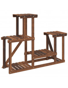 Portafiori 90x25x73,5 cm in Legno Massello di Abete