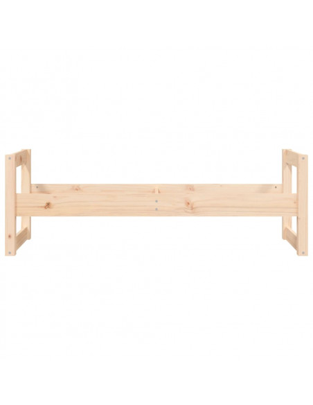 Portapneumatici 120x40x40 cm in Legno Massello di Pino