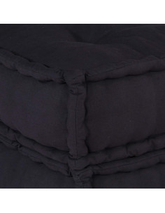 Pouf Modulare Antracite 70x70x36 in Tessuto