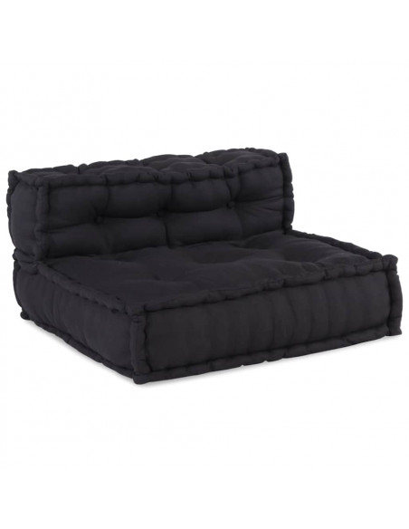 Pouf Modulare Antracite 70x70x54 in Tessuto
