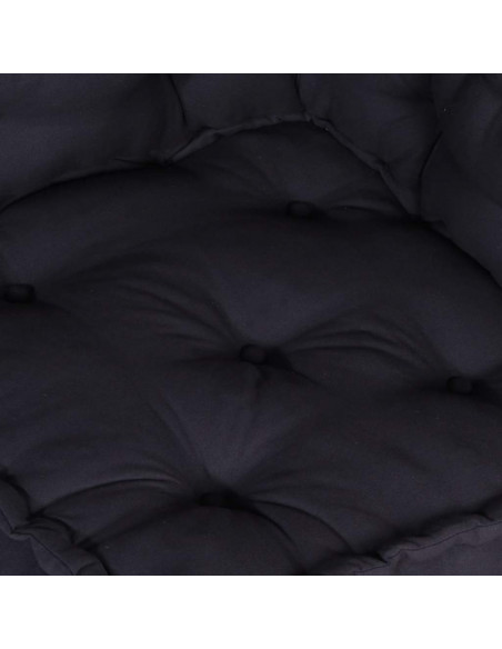 Pouf Modulare Antracite 70x70x54 in Tessuto